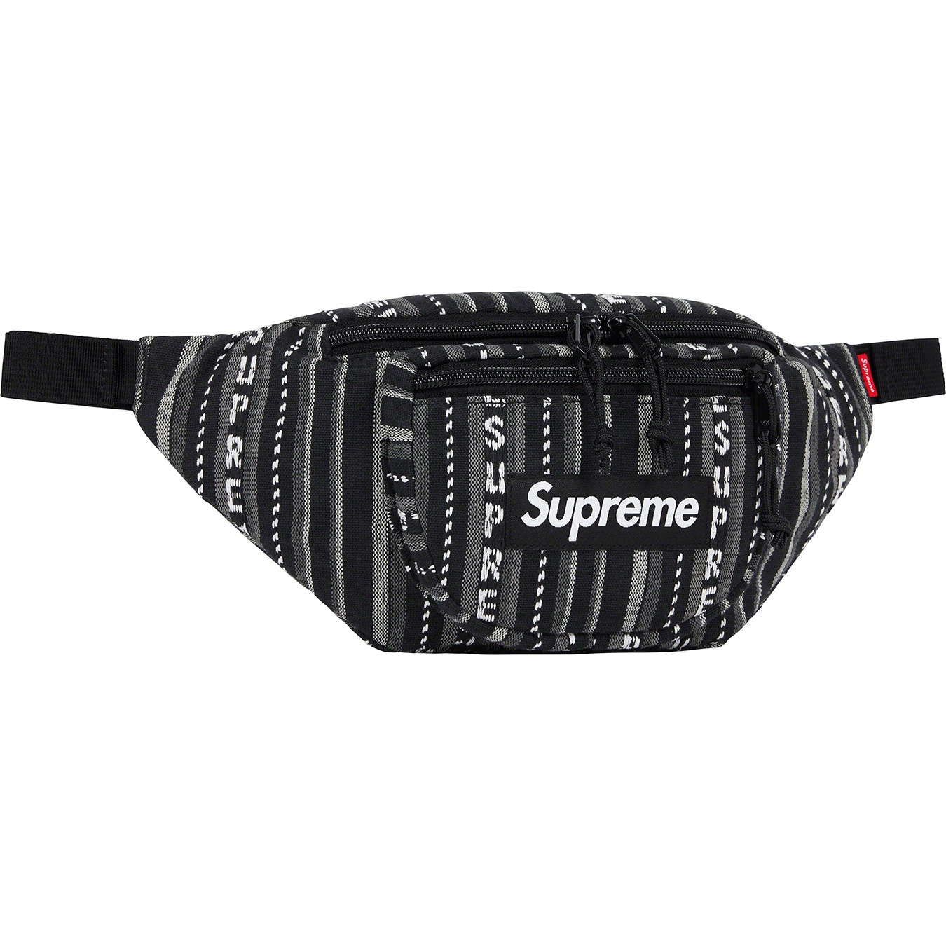 Woven Stripe Waist Bag view 4